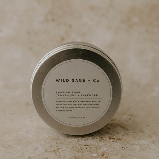 Cedarwood + Lavender  Shaving Soap
