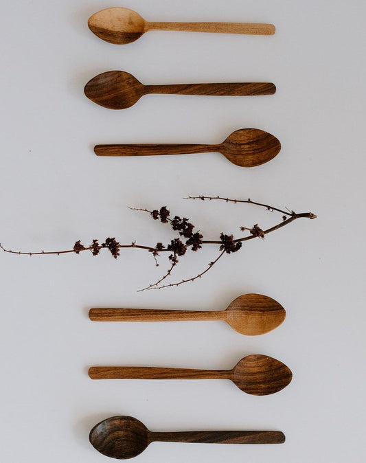 Hand Carved Moroccan Spoons - Small