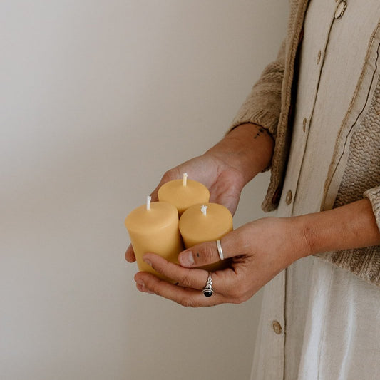 Natural Beeswax Candle